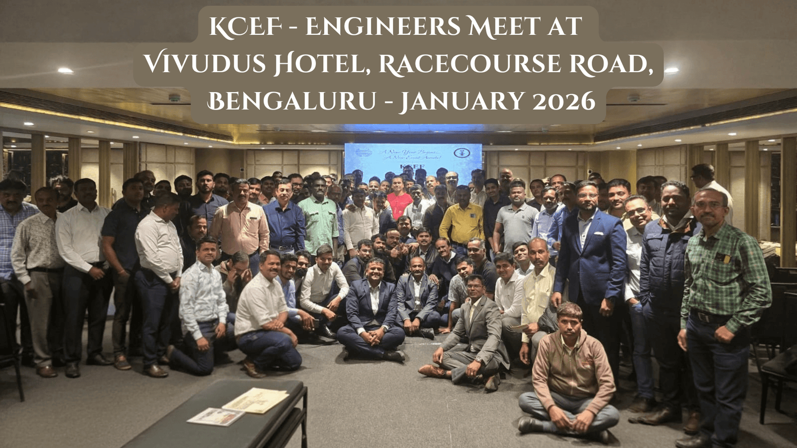KCEF - Engineers Meet at Vivudus Hotel, Racecourse Road, Bengaluru - January 2026