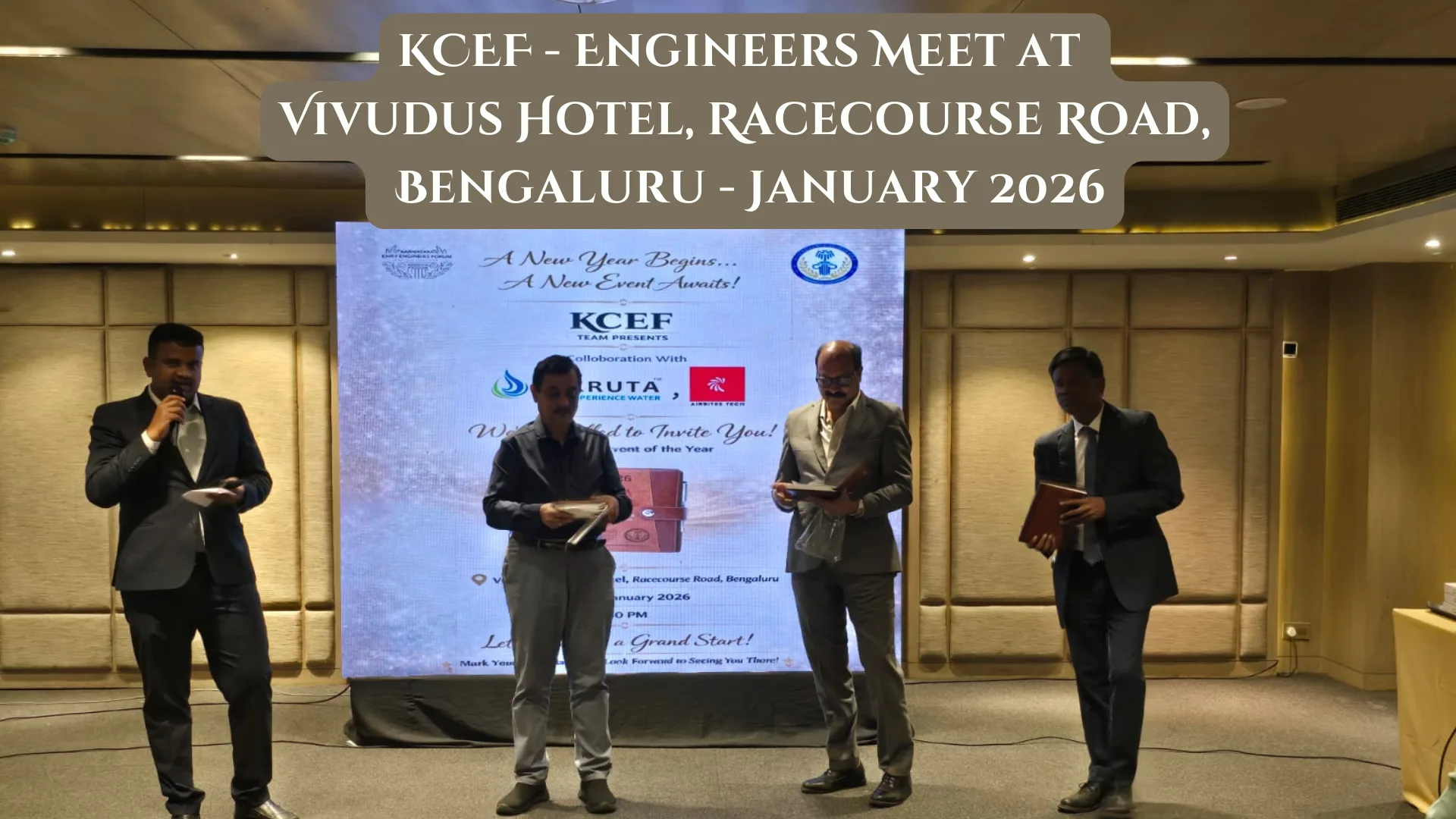 KCEF - Engineers Meet at Vivudus Hotel, Racecourse Road, Bengaluru - January 2026