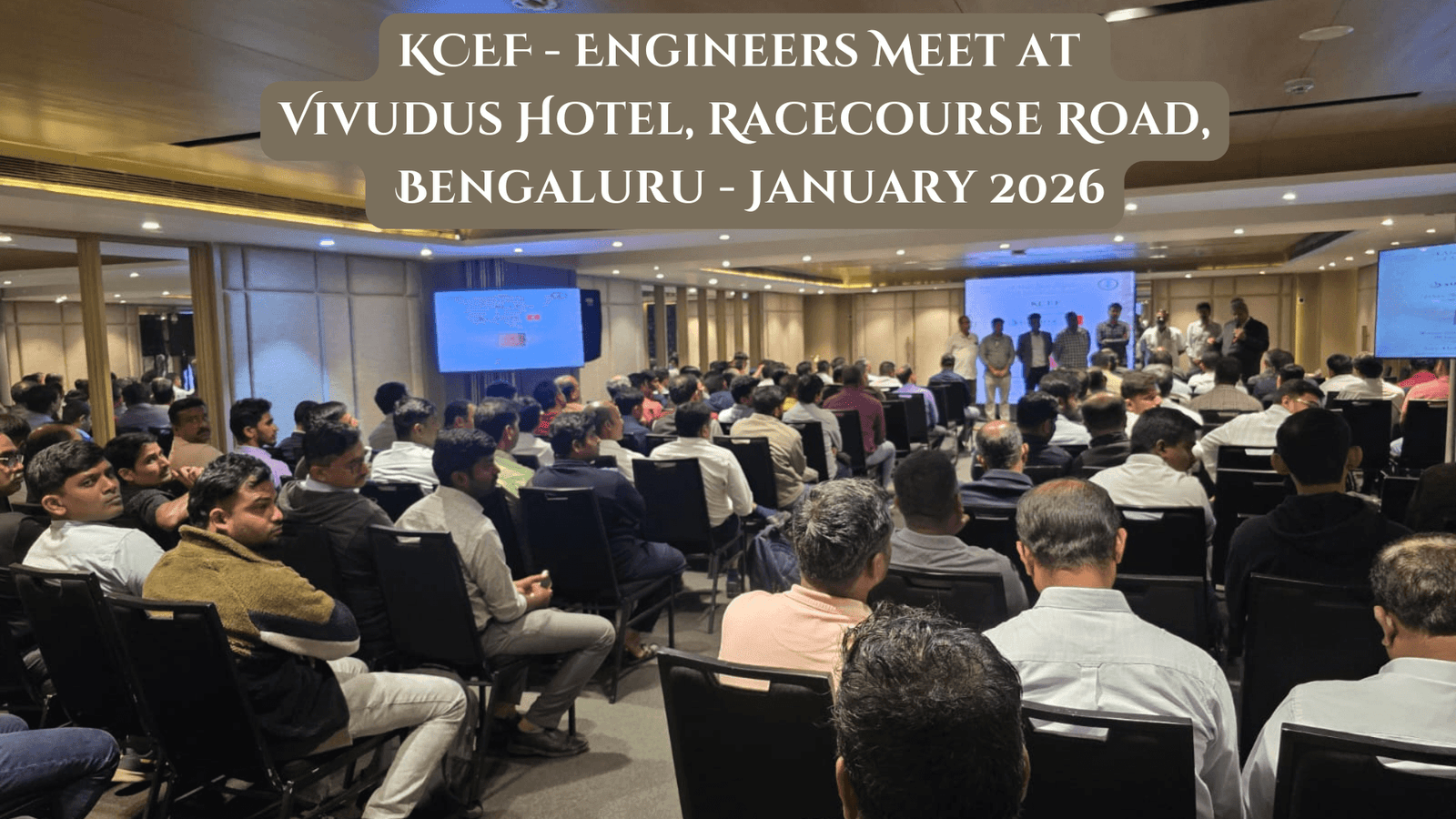 KCEF - Engineers Meet at Vivudus Hotel, Racecourse Road, Bengaluru - January 2026