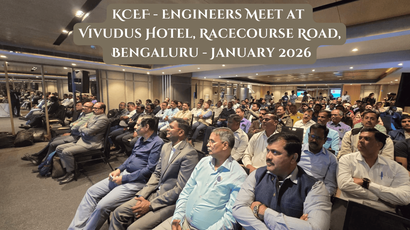 KCEF - Engineers Meet at Vivudus Hotel, Racecourse Road, Bengaluru - January 2026